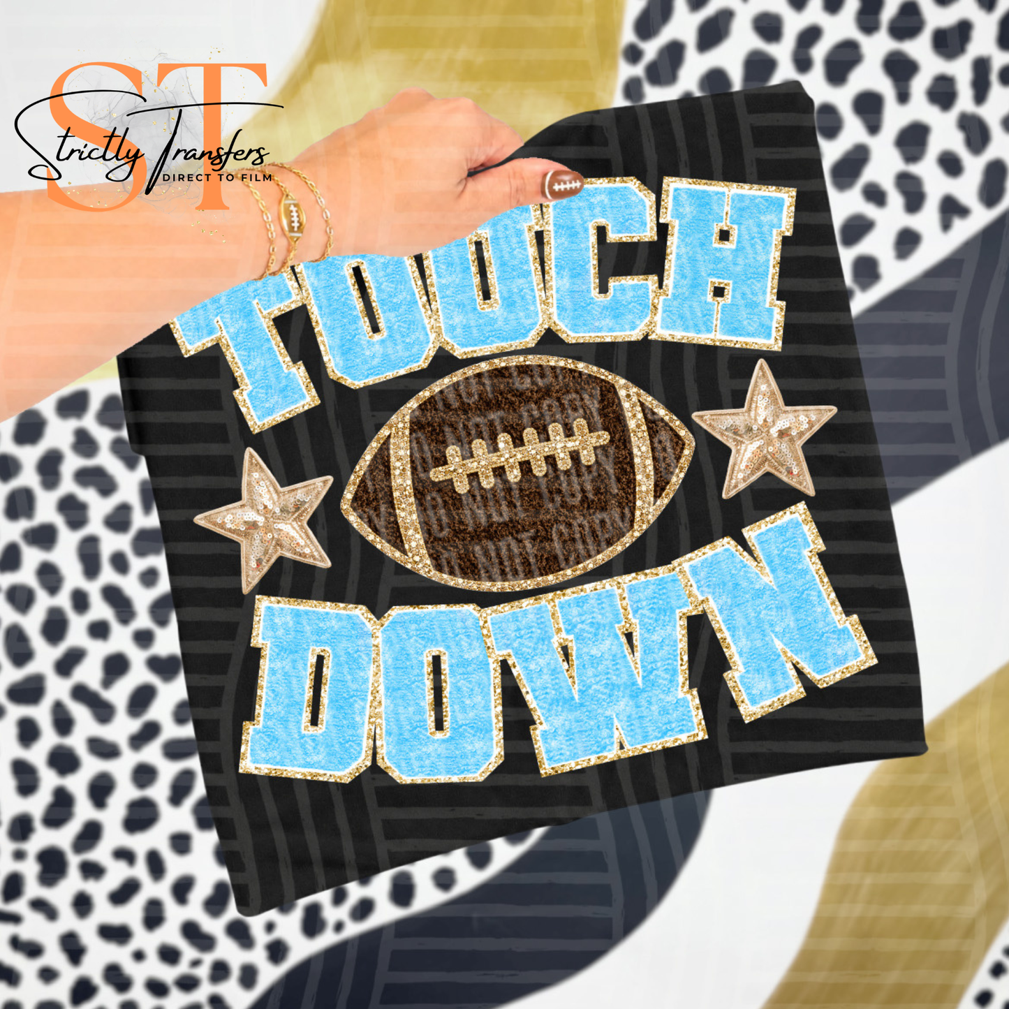 Touch Down Faux Chenille- 13 colors Direct to Film Transfers