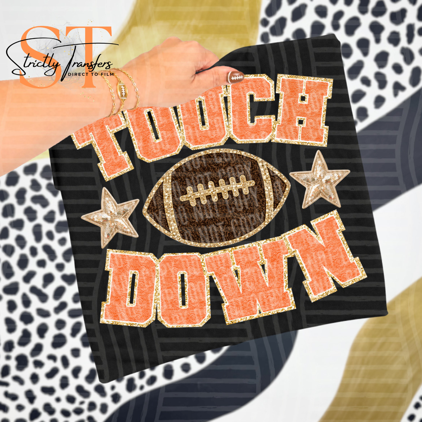 Touch Down Faux Chenille- 13 colors Direct to Film Transfers