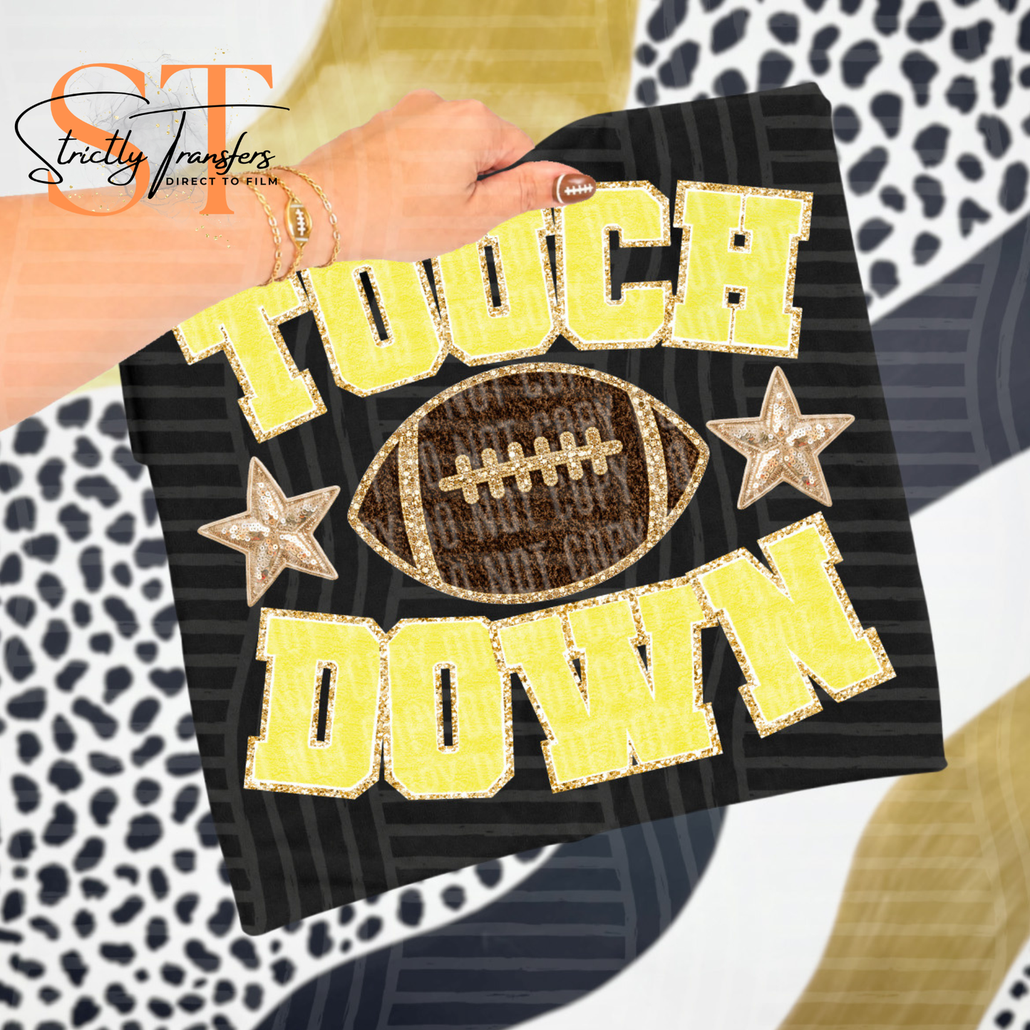 Touch Down Faux Chenille- 13 colors Direct to Film Transfers