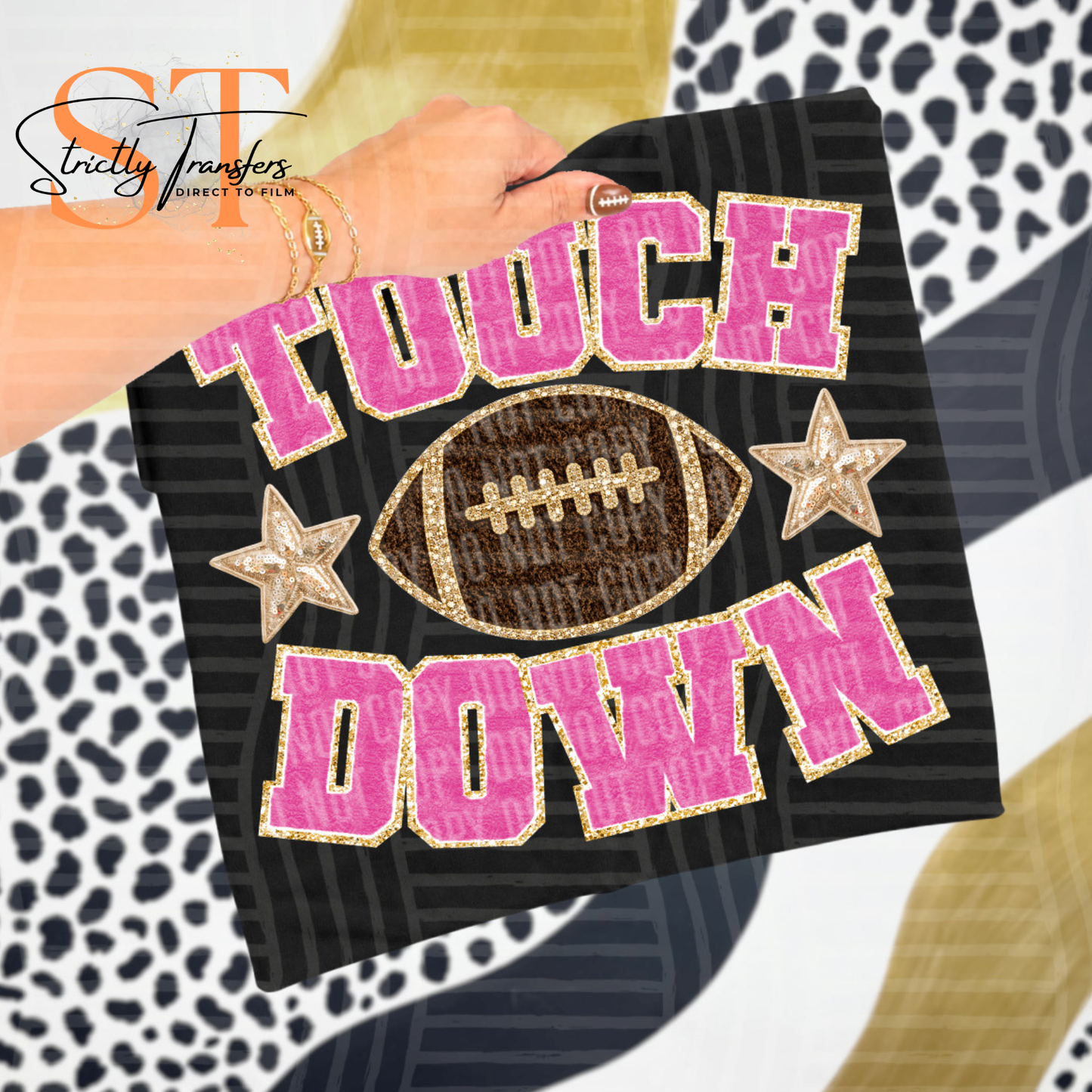 Touch Down Faux Chenille- 13 colors Direct to Film Transfers
