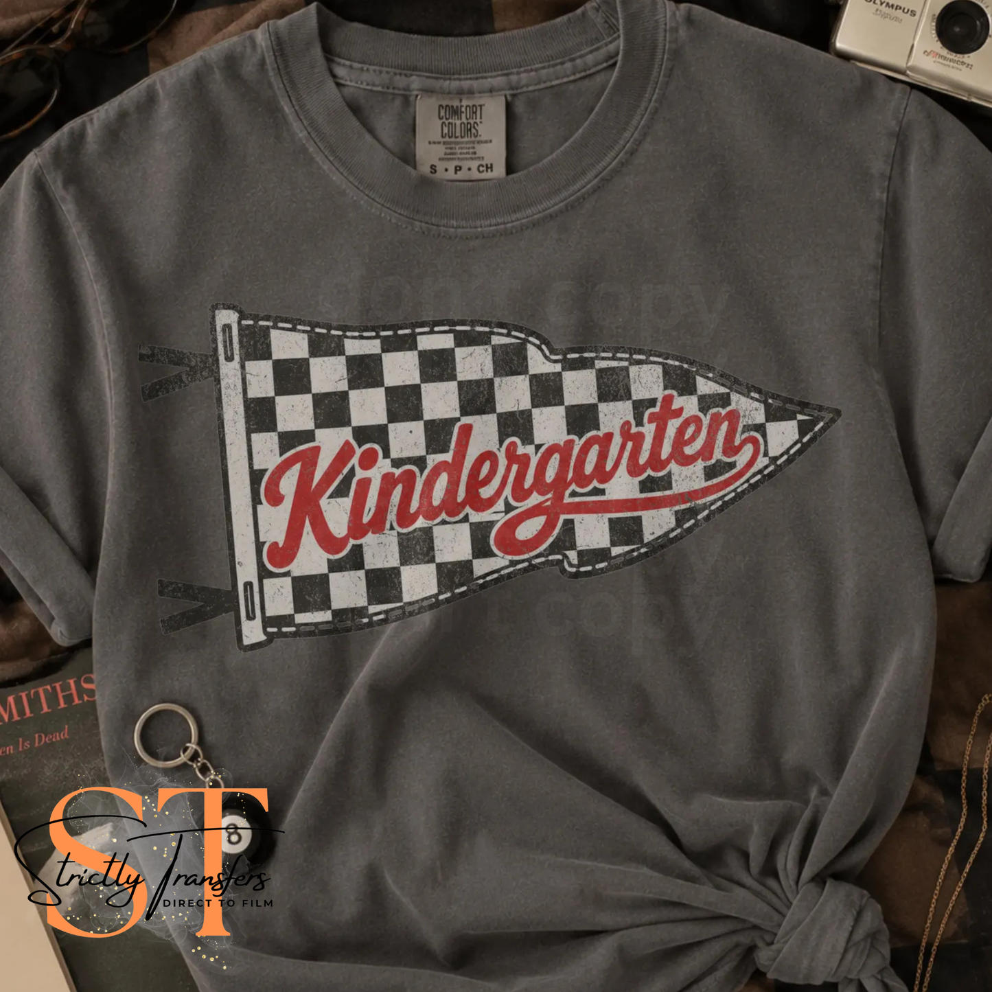 Checkered Flag Grade Levels - Multiple Options Direct to Film Transfers