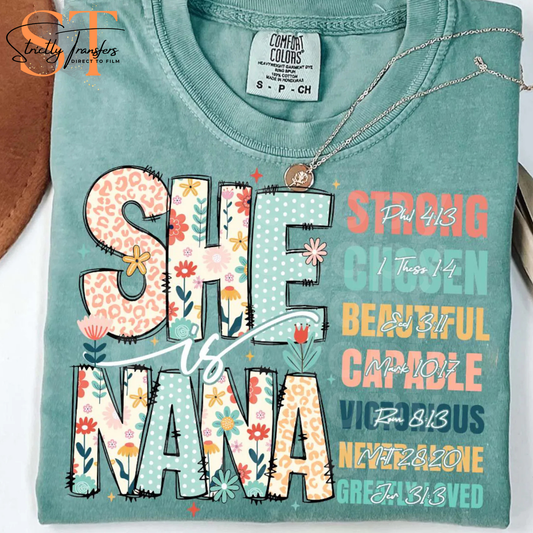 She is Nana Direct to Film Transfers