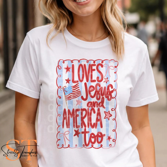 Loves Jesus and America too Direct to Film Transfers