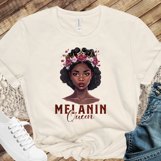 Beautiful Black Queen - Melanin Direct to Film Transfer