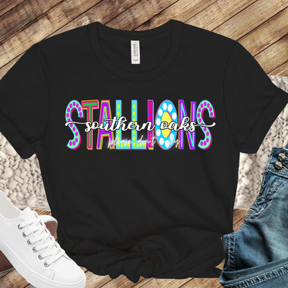 Stallions - Customize Marquee Team Name Direct to Film Transfer