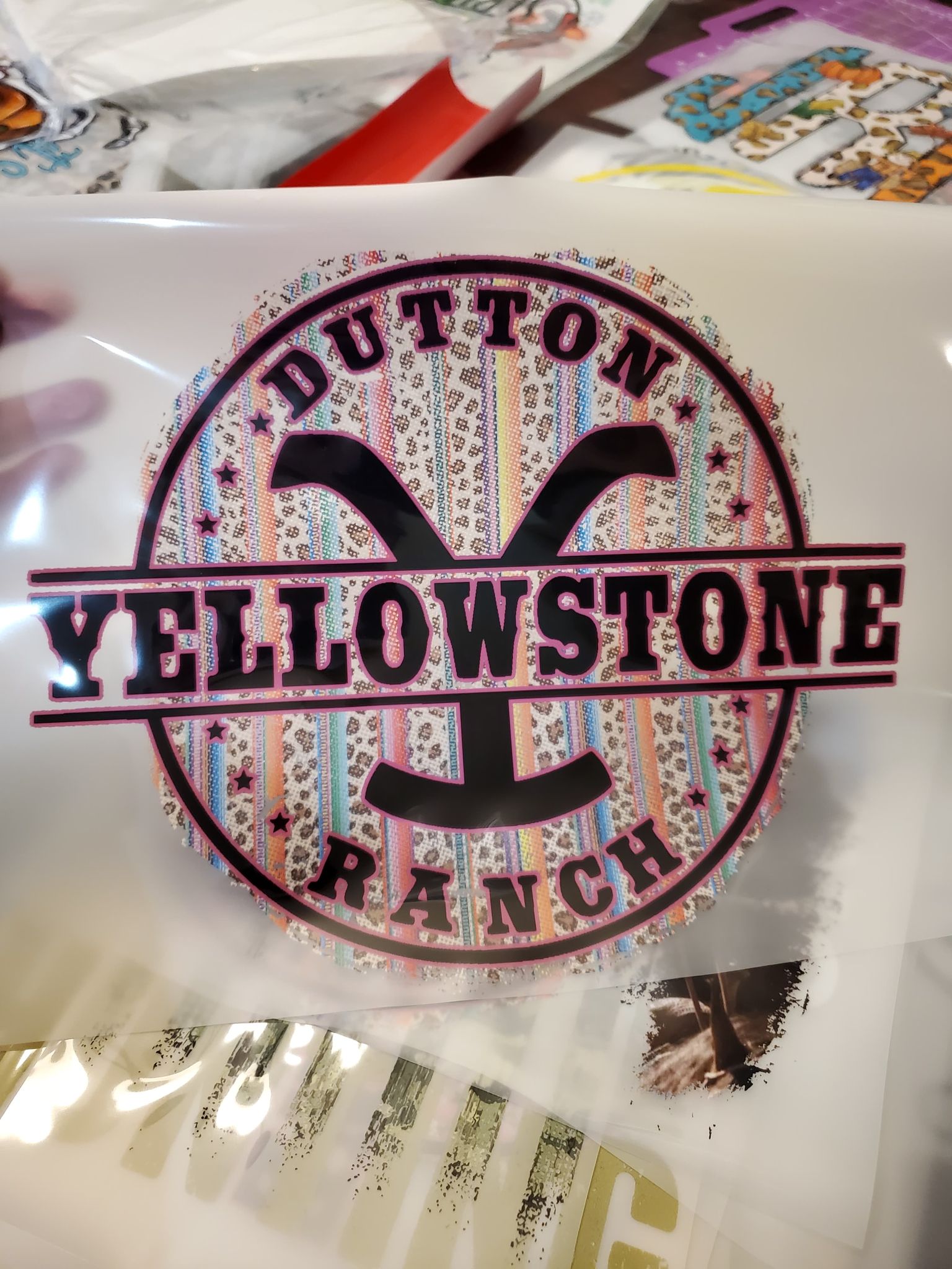 Aztec Ranch Direct to Film Transfer – StrictlyTransfers