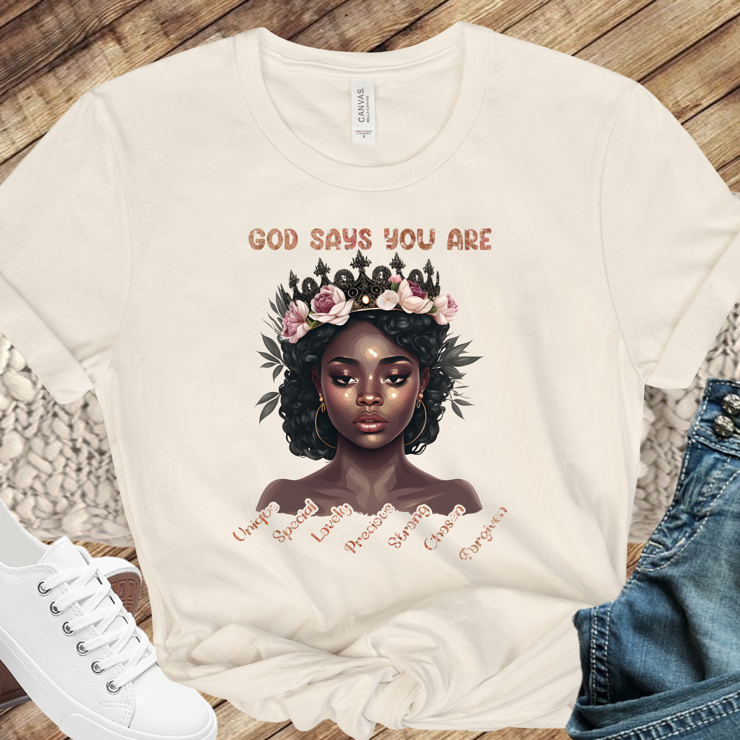 Beautiful Black Queen - God Says You Are Direct to Film Transfer
