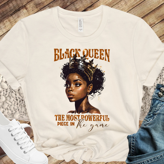 Beautiful Black Queen - The Most Powerful Piece in the Game Direct to Film Transfer