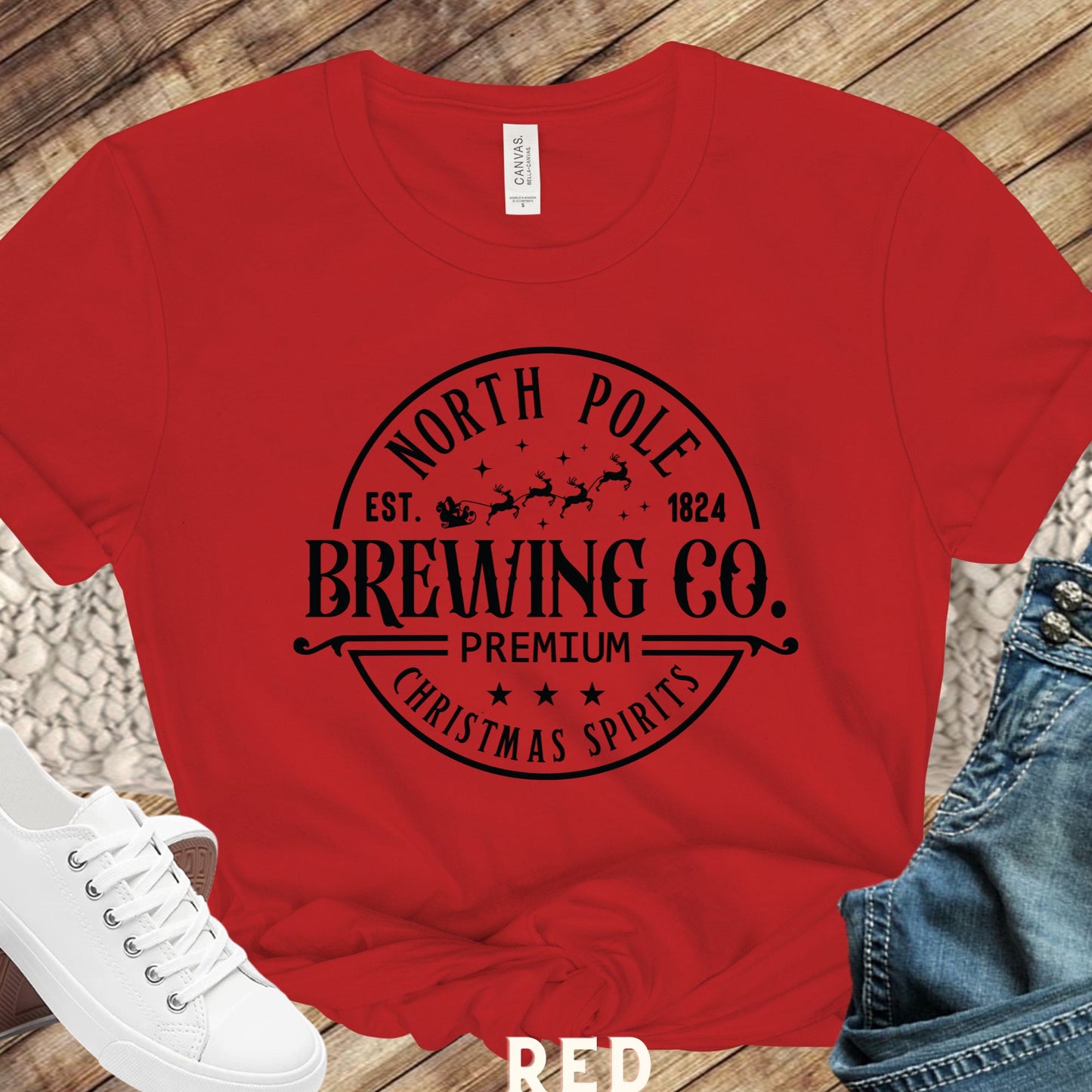 North Pole Brewing Company White or Black Direct to Film Transfer