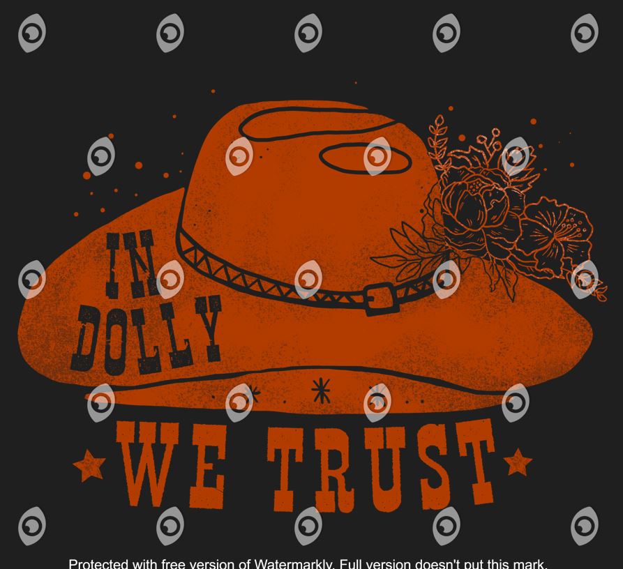 In Dolly We Trust Direct to Film Transfer