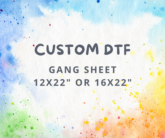 Custom Direct to Film Transfers - Gang Sheets