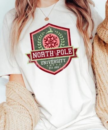 North Pole University Christmas Direct to Film Transfer