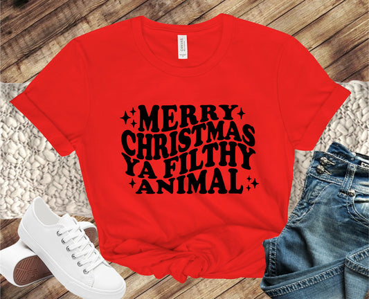Merry Christmas Ya Filthy Animal Direct to Film Transfer